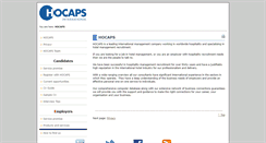 Desktop Screenshot of hocaps.com
